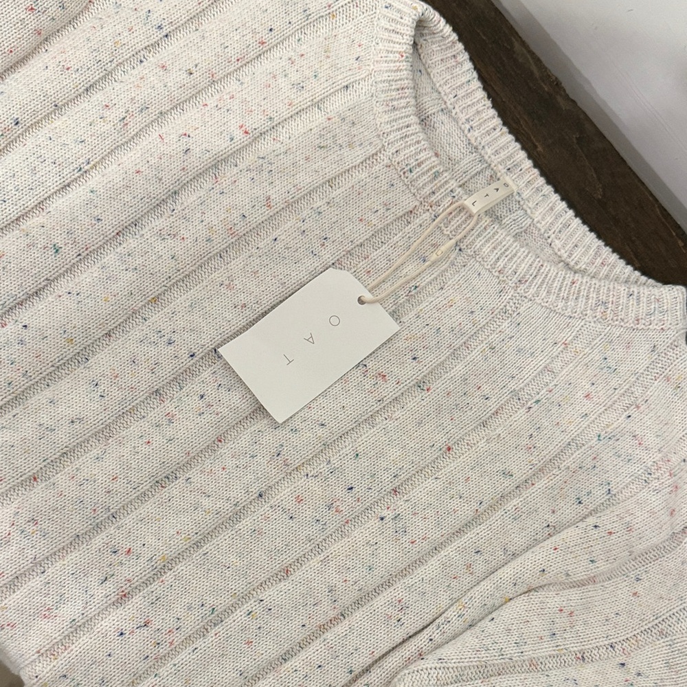 Oat & Co Speckled Knit Sweater